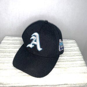 "A" Oh-Whale Men's Black Baseball Hat Cap